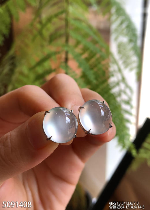 5091408，蛋面耳坠。具体价格微信咨询 商品图3