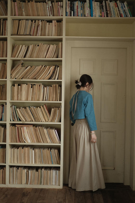 羊绒匹马棉（Supima） | 阔腿高腰裙裤 商品图1