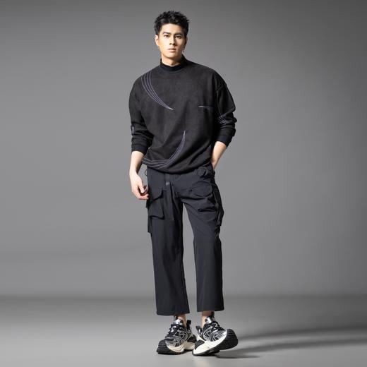 PINLI品立秋季新款潮牌户外束脚工装裤男多口袋直筒休闲长裤B252117020 商品图4