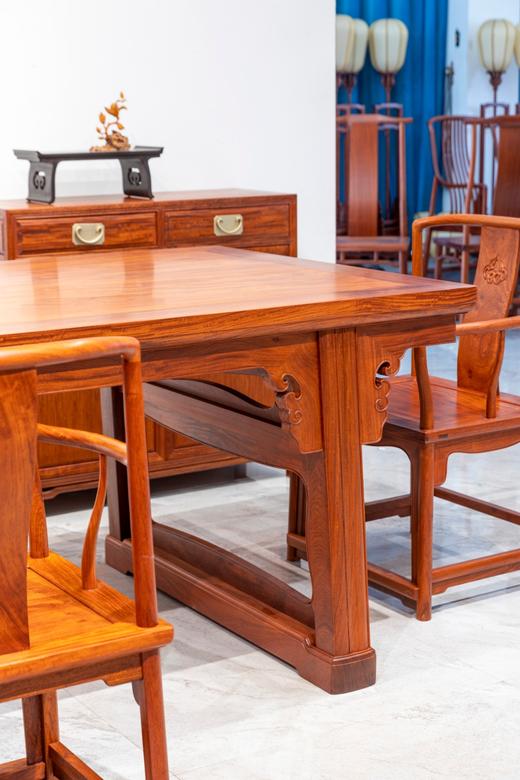 红桥红  家具严选  缅甸花梨（大果紫檀）  【茶室搭配】 商品图5