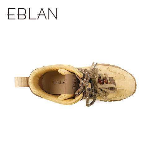 伊伴冬季潮趣双鞋带轻户外机能感运动鞋女鞋B25587601 商品图2