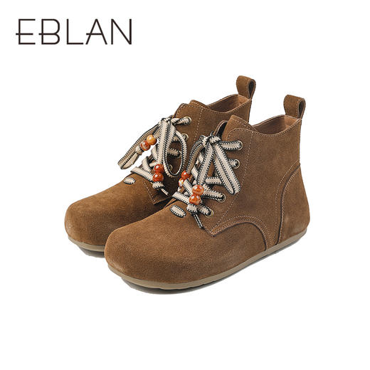 伊伴冬季波嬉风冬季勃肯鞋内增高女鞋B25513301 商品图4