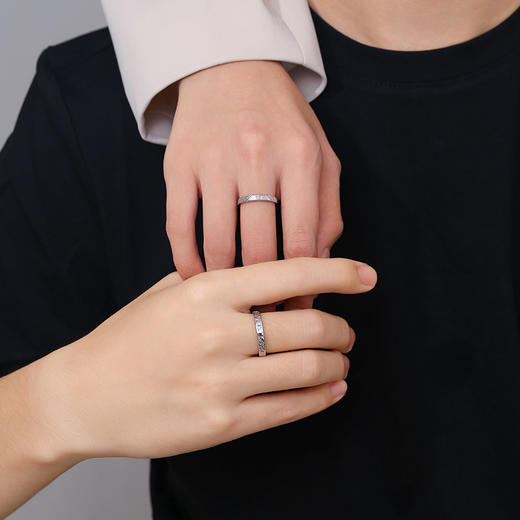 浪漫七夕💕【999纯银情侣戒指 】❗️高级氛围感拉满的戒指 指间的法式浪漫❗ 商品图7