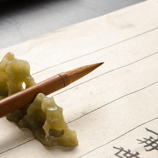 80年代李福寿制纯尾大楷老毛笔 商品图6