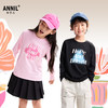 【100%纯棉不闷汗】男女童圆领长袖针织衫秋季新款安奈儿童装EM531506 商品缩略图1