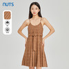 NUTS商场同款春秋季设计感小众气质高腰格子吊带连衣裙313104087B 商品缩略图0
