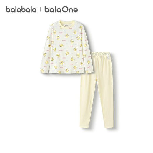 巴拉巴拉balaOne女童内衣套装儿童2件套新款童装2025秋冬舒适亲肤 商品图4