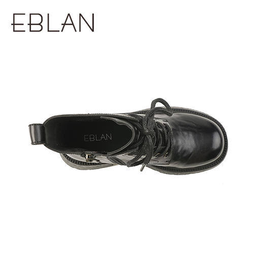 伊伴冬季独特手抓花鞋面潮酷马丁靴女鞋B25580155 商品图2