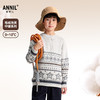 男女童圆领长袖针织衫冬季新款安奈儿童装EM544551 商品缩略图0