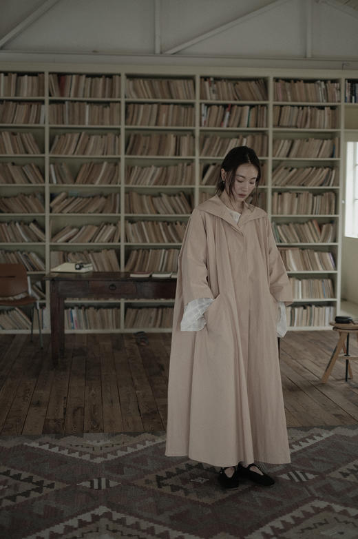 亚麻棉 | 60’s廓形大摆风衣｜内衬超柔长绒棉 商品图12