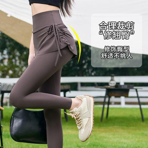 lu代工厂货源‼️史无前例的价格❗️【假两件瑜伽裤裙】出门再也不怕尴尬❗️可日常可健身❗️ 商品图1