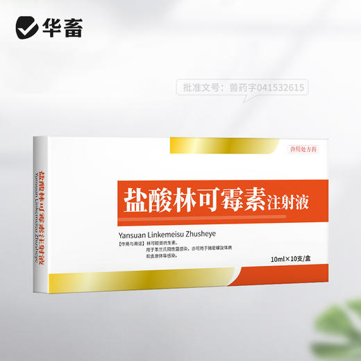 【社群专享】华畜兽用 10%盐酸林可霉素注射液10支 链球菌乳腺炎支原体感染 商品图3