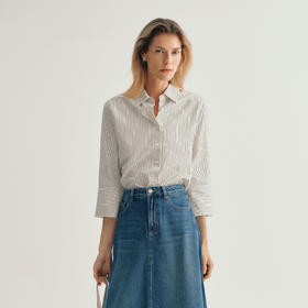 【商场同款】麦檬夏舒适有型全棉透气衬衫5F4120861