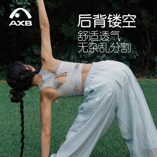 爱暇步国风瑜伽服背心衣女2025新款高级感美背印花普拉提健身上衣A25318NA 商品图1