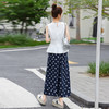 小香风气质女神范显瘦，御姐职业无袖波点阔腿裤两件套HR-YWY9006 商品缩略图2