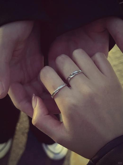 浪漫七夕💕【999纯银情侣戒指 】❗️高级氛围感拉满的戒指 指间的法式浪漫❗ 商品图14