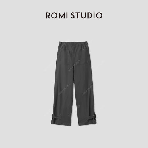 ROMI STUDIO“复古日式”日本进口面料弧形微锥感工装裤RWCAX85295 商品图3