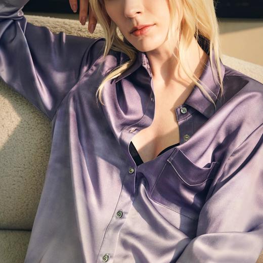 Solo seta22姆米女士真丝睡衣桑蚕丝衬衫长裤丝绸吊带2025秋新款 商品图4