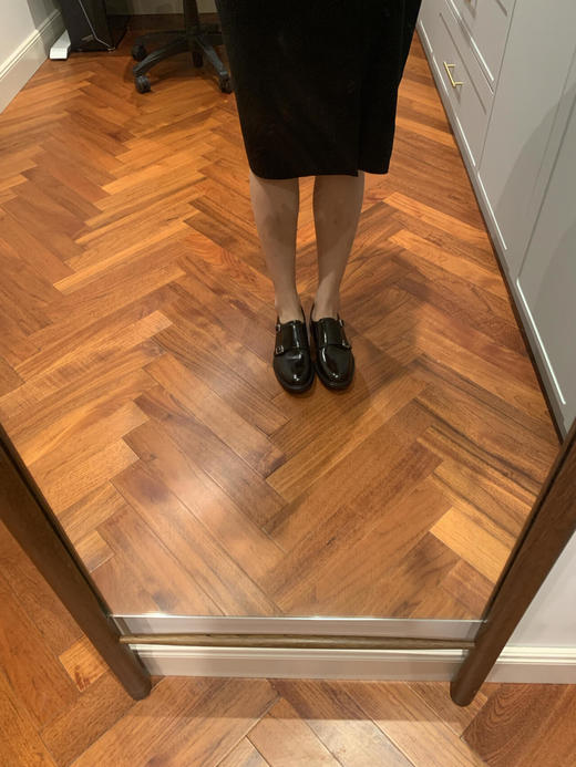 CHURCH'S Lorar小牛皮 圆头双扣僧侣鞋 正装皮鞋女款 黑色 >（ZX*LB） 商品图1