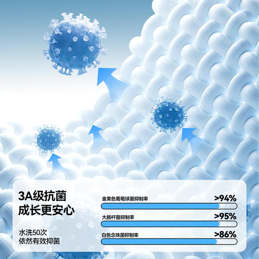 【3A抗菌棉内裤】女童三角裤三件装秋季新款安奈儿童装JG537555 商品图4