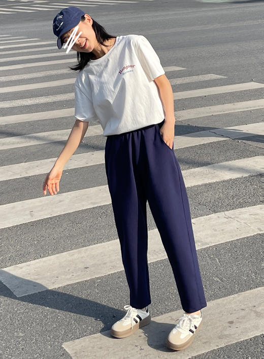 出口日单贯穿四季液氨棉萝卜裤 商品图6