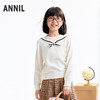 【实体店同款】女童长袖针织衫秋季新款安奈儿童装AG534131 商品缩略图0