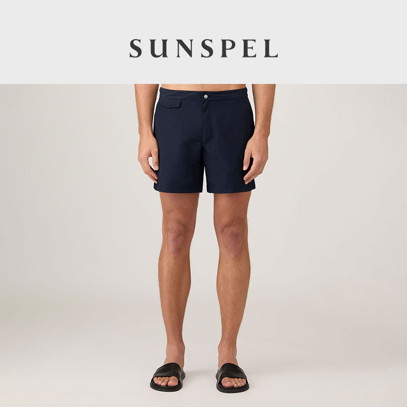 SUNSPEL男士春夏抽绳泳裤沙滩裤户外运动休闲直筒短裤