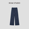 ROMI STUDIO“复古简约”苎麻混纺高腰双褶阔腿休闲裤RWCSXD2929 商品缩略图1