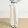 XS5307松紧腰长款休闲运动裤垂感修身直筒裤2025年秋款显瘦时尚阔腿裤女 商品缩略图2