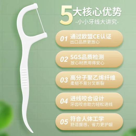 意几净高分子牙线棒50支yjj4793 商品图2