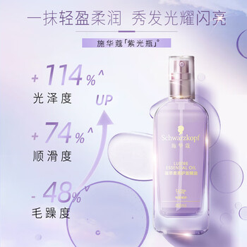 施华蔻（Schwarzkopf）盈萃柔亮护发精油80ml(抚平毛躁 顺滑亮泽 任何发质 免洗不油腻） /个人护理 /洗发护发 /润发精华