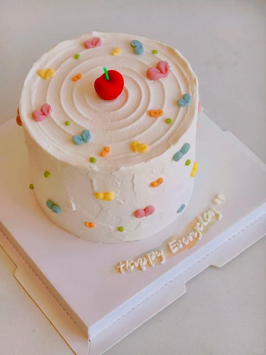 多款式~多巴胺色五彩斑斓裱花蛋糕-低糖处理无添加 商品图1