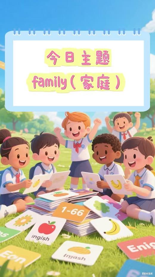 Lesson105《family》家庭 商品图0