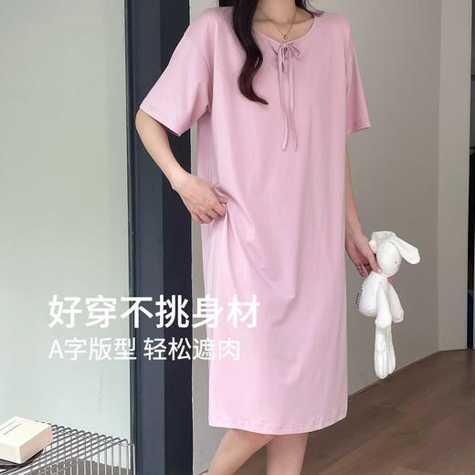 康妮雅女式短袖睡裙 53W62T017 商品图3