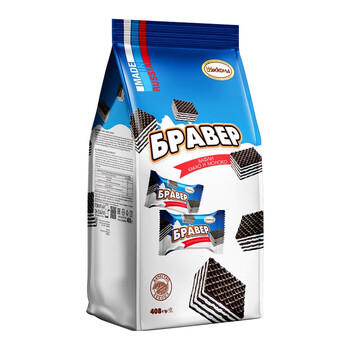 阿孔特俄罗斯威化原装进口菲利莫巧克力味饼干零食品408g 独立包装 /休闲食品 /饼干 /威化饼干 商品图3