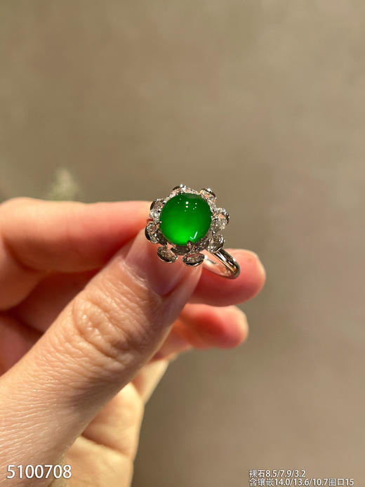 5100708，蛋面戒指。具体价格微信咨询 商品图2