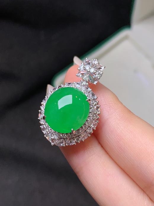 蛋面翡翠吊坠 商品图3