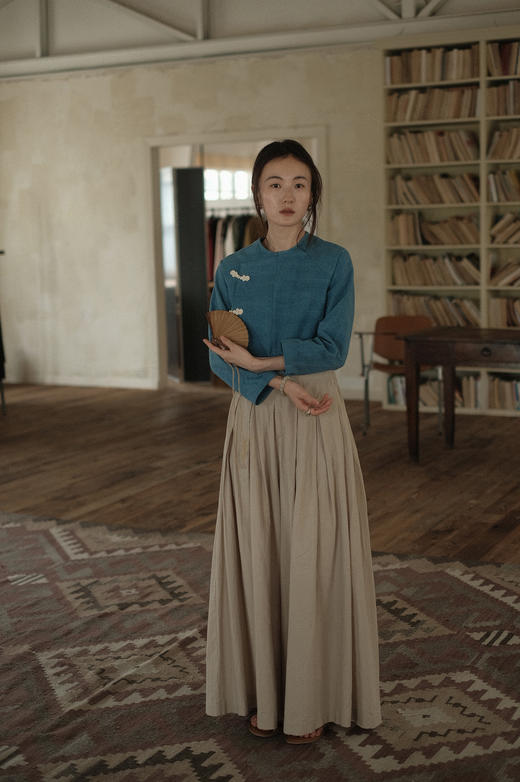 羊绒匹马棉（Supima） | 阔腿高腰裙裤 商品图12