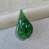 和田玉（碧玉-菠菜绿）挂件--佛手/31.7*18*15mm/10.97g 商品缩略图0