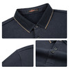 【竹纤维/满身提花/不变形领】柒牌polo衫男长袖休闲商务翻领T恤129T70700 商品缩略图3