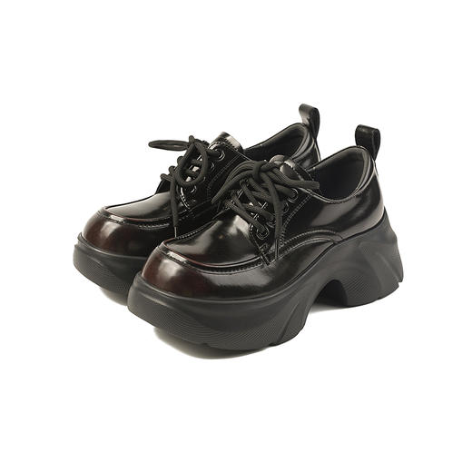 伊伴秋季系带牛津鞋运动感厚底牛津鞋B25473503 商品图5