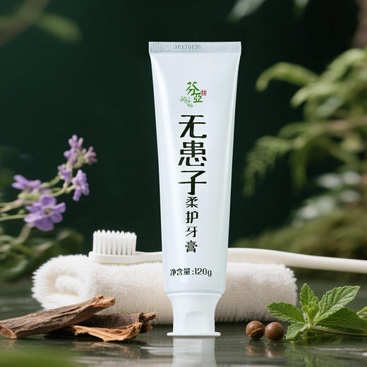 【特惠7.9折】芬亚 无患子柔护牙膏 120g/支 商品图3