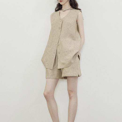 裁缝学苑AS540棉麻清凉透气西装纸样马甲短裤套装打版裁剪样板 商品图2