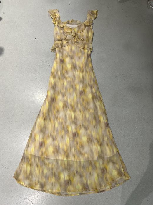 【门店同款】ENJOY夏季“悠然之境”金盏摇晖荷叶边长裙 163893341 商品图0