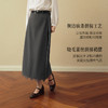 【严选】诗凡黎H型蕾丝拼接开叉半身裙2025秋新款简约通勤修身显瘦包臀裙7G8340991 商品缩略图2