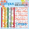 日本KOKUYO国誉水果笔记本Campus无线装订本B5记事本点线A5软面抄胶装本随机1本 商品缩略图0