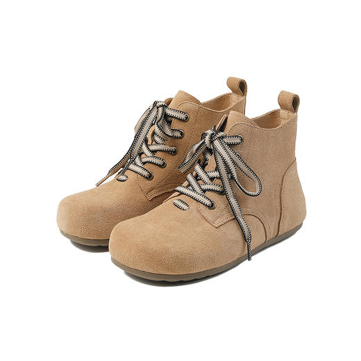 伊伴冬季波嬉风冬季勃肯鞋内增高女鞋B25513301 商品图5