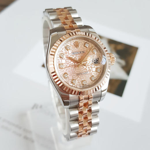 【95新】ROLEX 劳力士日志型系列179171天文台认证自动机械机芯26MM（女款）日期显示010825NJM09 商品图2