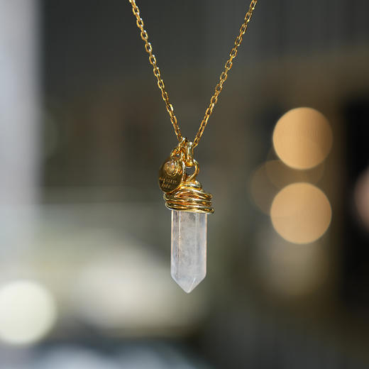 订购2-3个月到｜Goossens Paris-Talisman-天然水晶柱 护身符 项链［法国设计师］ 商品图6