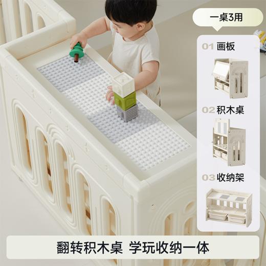 *【曼龙】mloong星桥简易游戏围栏宝宝防护栏客厅爬爬垫婴儿童地上爬行垫室内【部分链接随机赠送海洋球40个左右】 商品图3